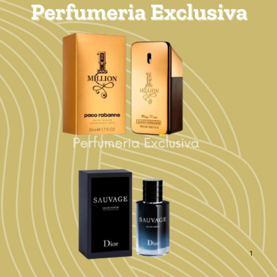 SAUVAGE+ONE MILLION+PERFUMERO